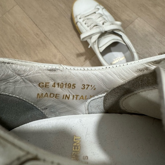 Saint Laurent White leather sneaker - Picture 3 of 6